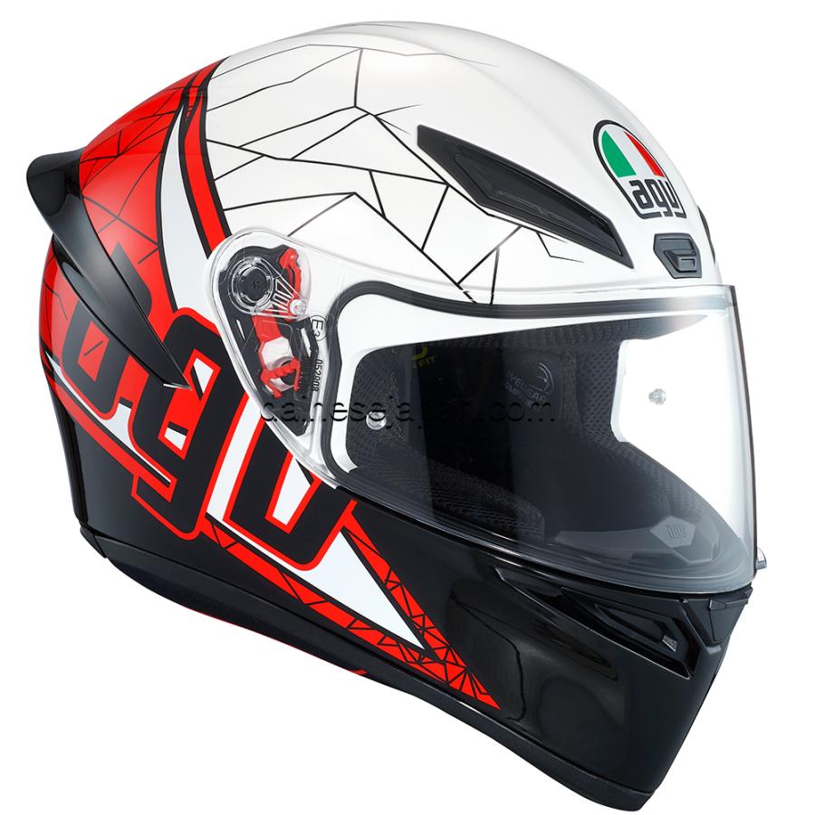 在庫有り 当日発送 フルフェイス ヘルメット AGV K1 016-SHIFT BLACK  