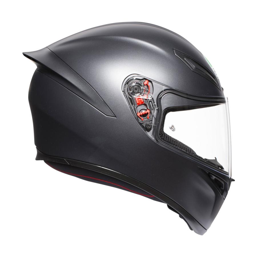AGV フルフェイス ヘルメット K1 JIST SOLID - MATT BLACK ( M