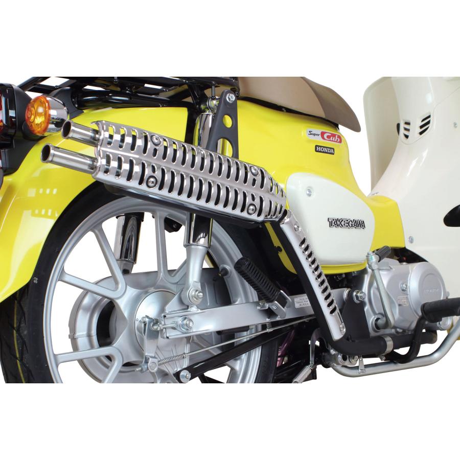 クロスカブ110 タケガワ　武川　アップマフラー　パワーフィルター　中古品 クロスカブ110 タケガワ武川アップマフラーパワーフィルター中古品