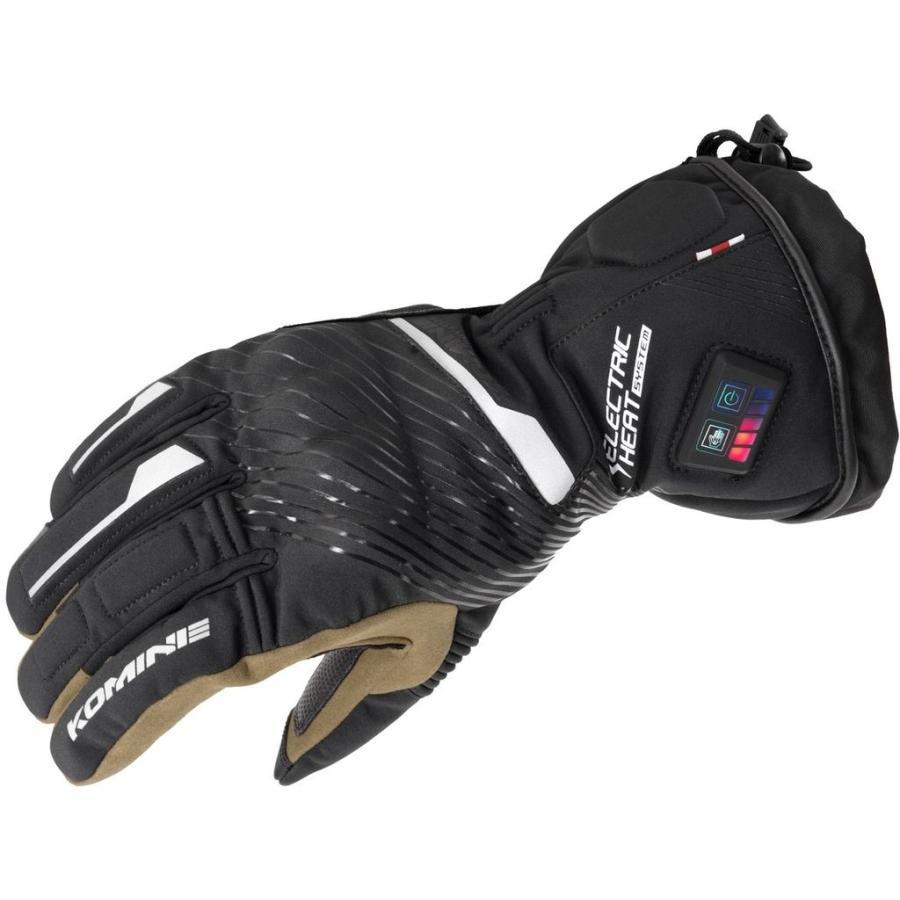 KOMINE（コミネ）　EK-215 電熱グローブ Lサイズ 電熱 KOMINE コミネ Lサイズ ブラック EK-215 デュアルヒート