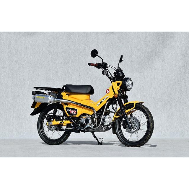Yamamoto ヤマモトレーシング マフラー 23〜 CT125・ハンターカブ チタン アルミプレス 2023年〜 10138-71APNの画像