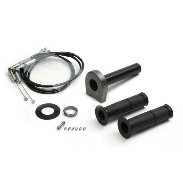 ACTIVE アクティブ TMR専用スロットルキット TYPE-2 ガンメタ 巻取φ36 [ワイヤー:メッキ金具 900mm] 1069720 | 