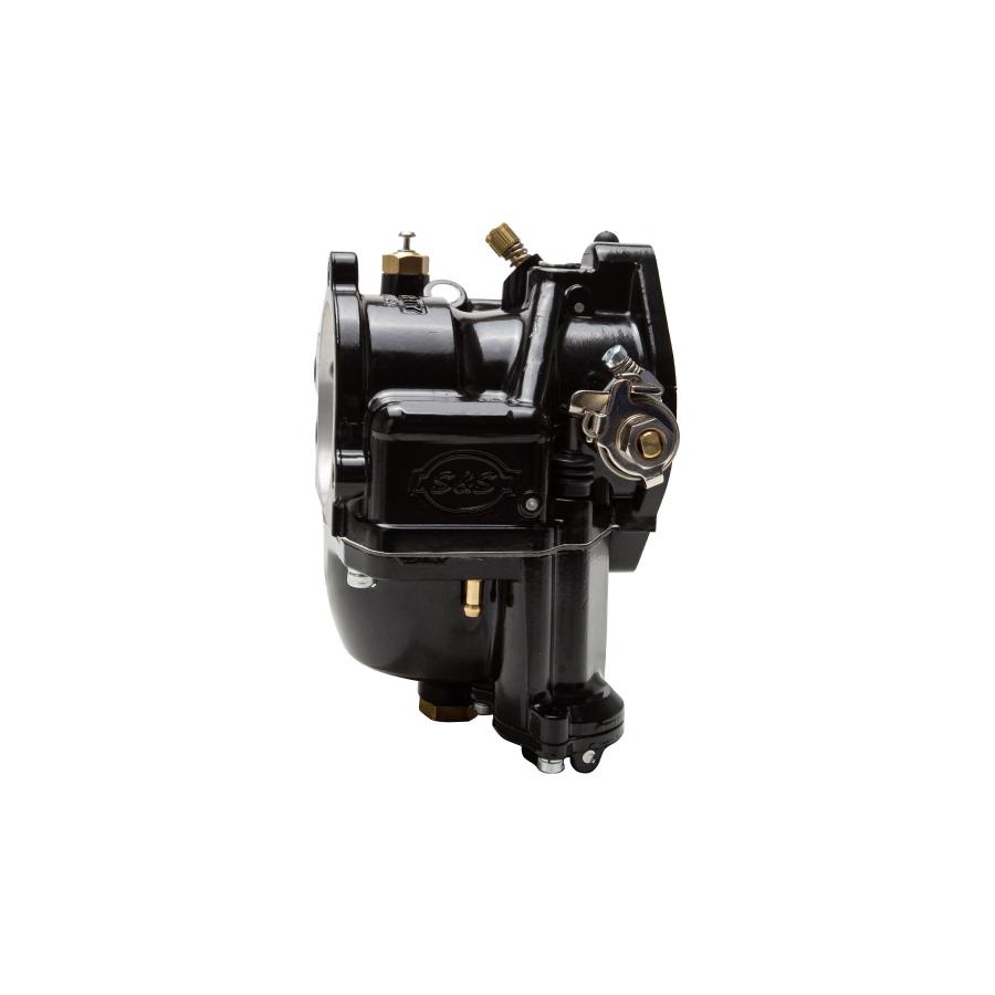 S\u0026S Cycle エスアンドエスサイクル スーパーEキャブレター STD BLK 汎用 110-0133の画像