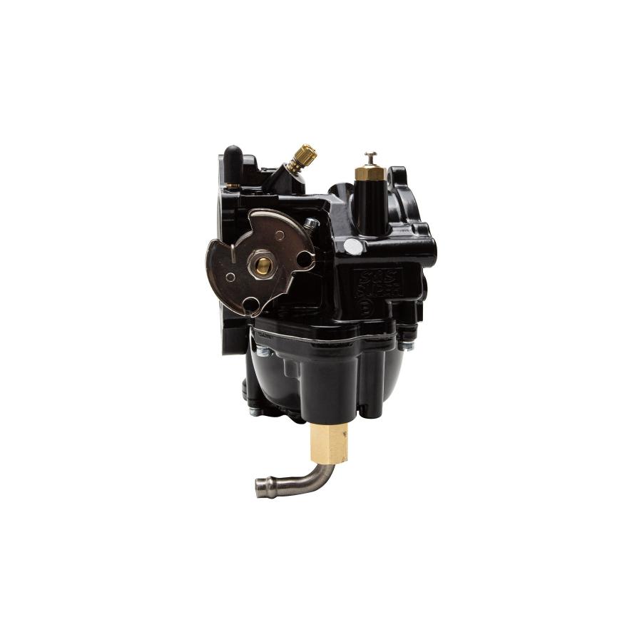 S\u0026S Cycle エスアンドエスサイクル スーパーEキャブレター STD BLK 汎用 110-0133の画像