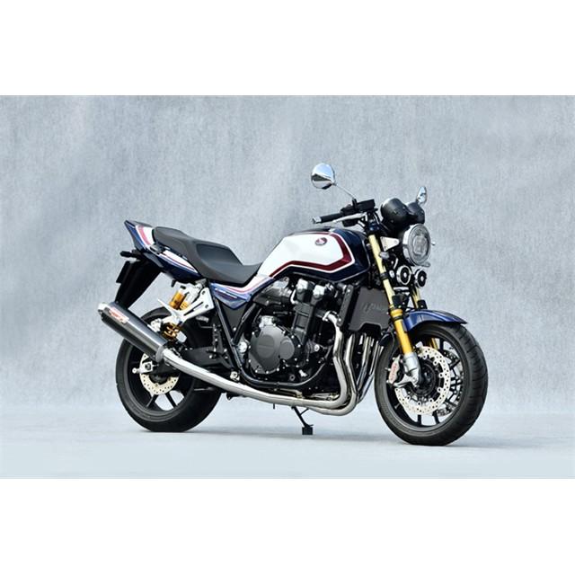 Yamamoto ヤマモトレーシング マフラー 21〜 CB1300SF（8BL） TI4-1 DOWN カーボン 2021年〜 11321-11TCNの画像