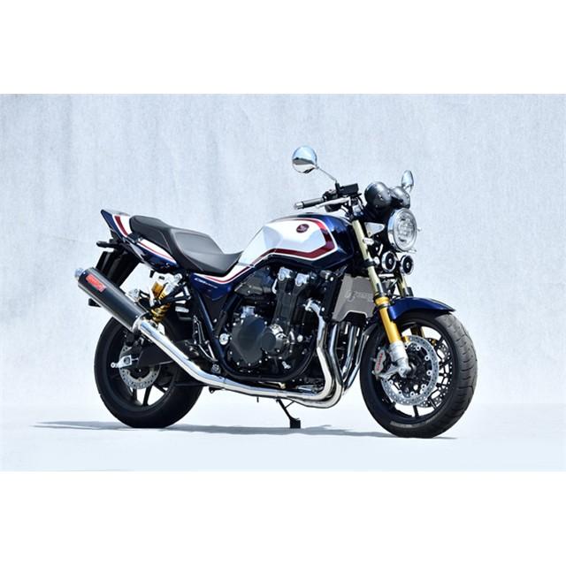 Yamamoto ヤマモトレーシング マフラー 21〜 CB1300SF（8BL） TI 4-1 UP カーボン 2021年〜 11322-11TCN_2