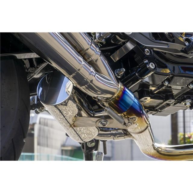 OVER│ツインメガホン フルチタン│GROM(21-)｜マフラー OVER RACING（オーバーレーシング） OVER オーヴァーレーシング ツイン