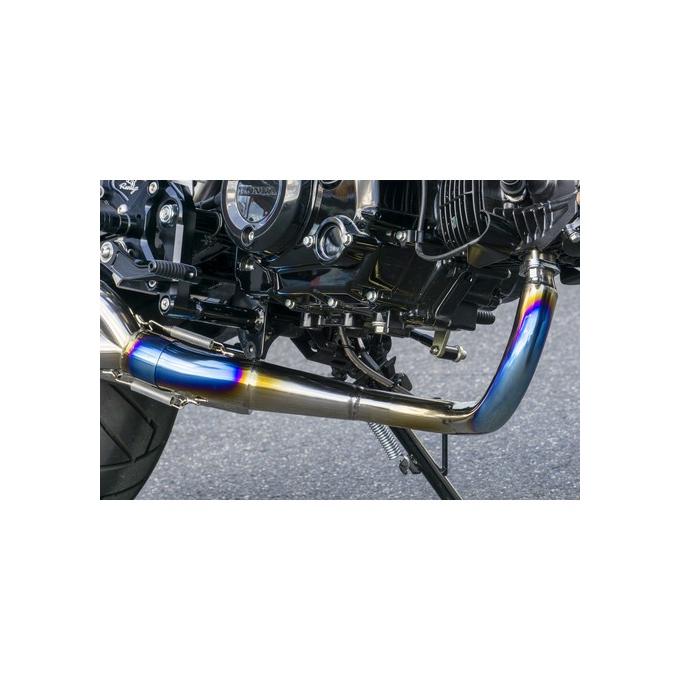 OVER│ツインメガホン フルチタン│GROM(21-)｜マフラー OVER RACING（オーバーレーシング） ツインメガホン チタンマフラー