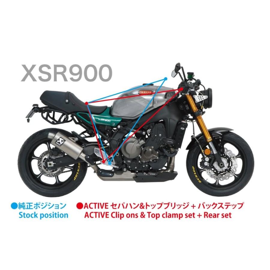 セットで買ったバイク 欠品中 ACTIVE アクティブ YAMAHA ヤマハ XSR900(22-25) バック