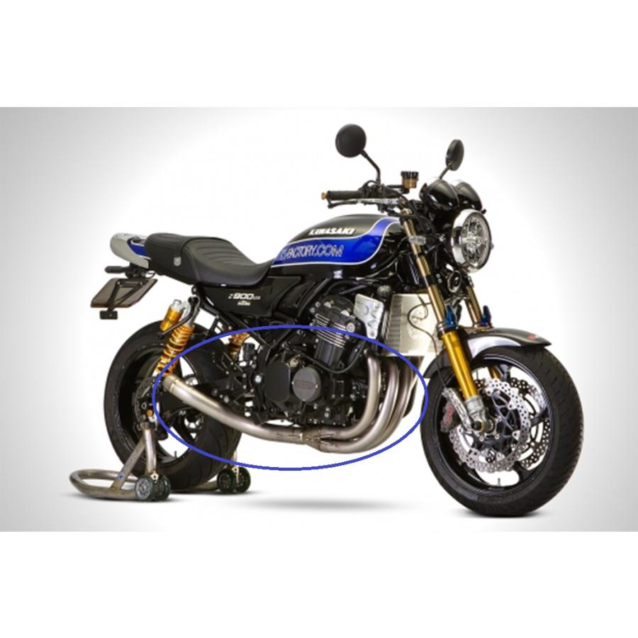 Z900RS K-FACTORY ケイファクトリー CLR エキパイ単品 差込み径φ60.5の