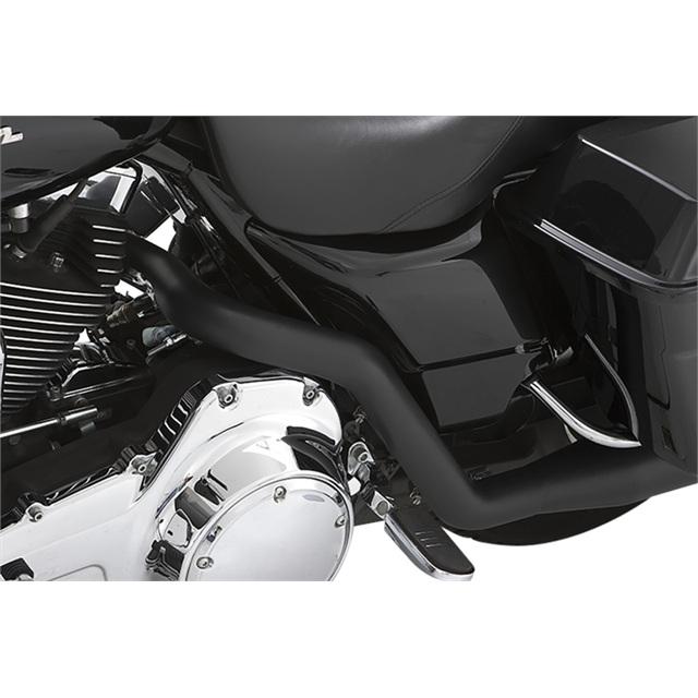 バンスアンドハインズ DresserDuals ドレッサーデュアルズ ヘッドパイプ ブラック マフラー TOURING 95-08 1802-0205_2