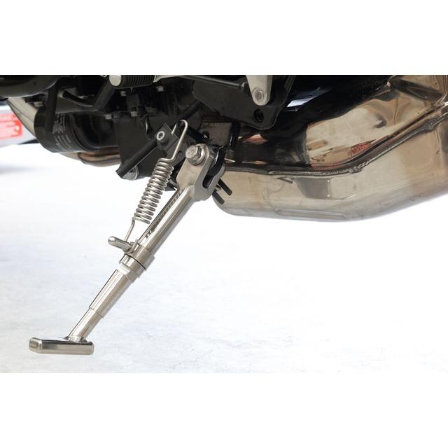 在庫有り ARCHI アーキ PMC ピーエムシー Z900RS ステンレスアジャスタブルサイドスタンド ブラックスコート 189-5052の画像