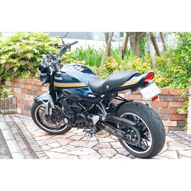 在庫有り ARCHI アーキ PMC ピーエムシー Z900RS ステンレスアジャスタブルサイドスタンド ブラックスコート 189-5052の画像