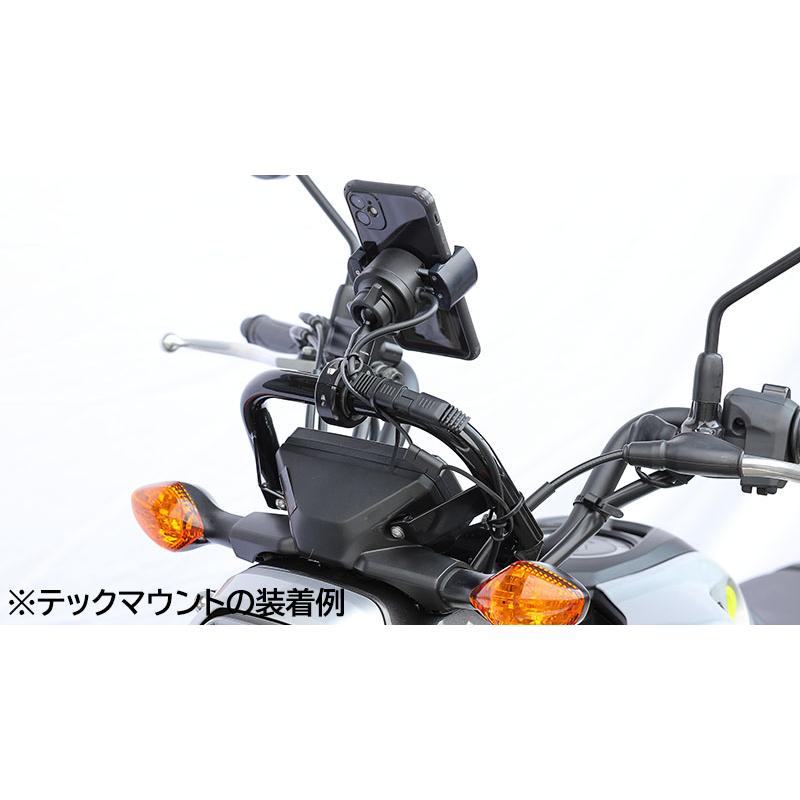 在庫有り メーターガードマウントステー グロム 21Y- ブラック KIJIMA キジマ 204-0704の画像