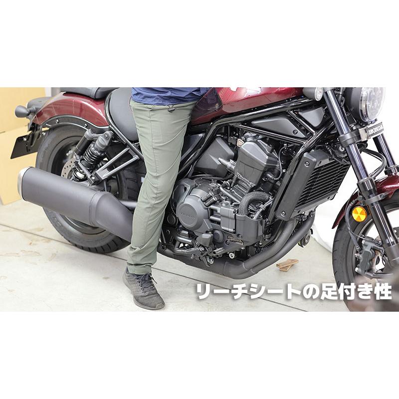 在庫有り フロントリーチシート ブラック レブル1100/T 21Y- KIJIMA キジマ 207-397_6