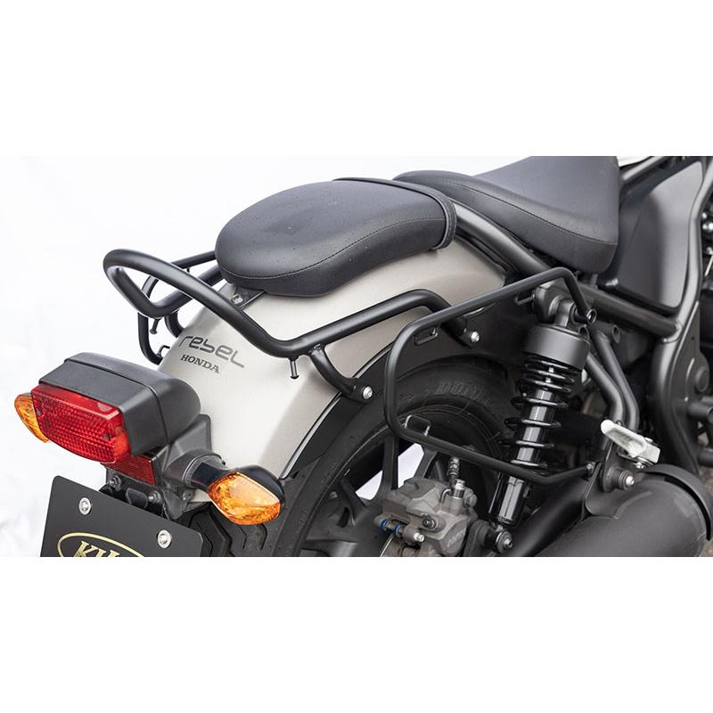 在庫有り バッグサポート オールインワンタイプ レブル250 左右セット マットブラック KIJIMA キジマ 210-4883の画像