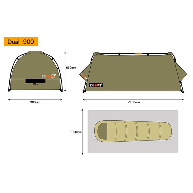 トゥエンティスリーゼロ DUAL SWAG 900 キングシングル 230DLS900