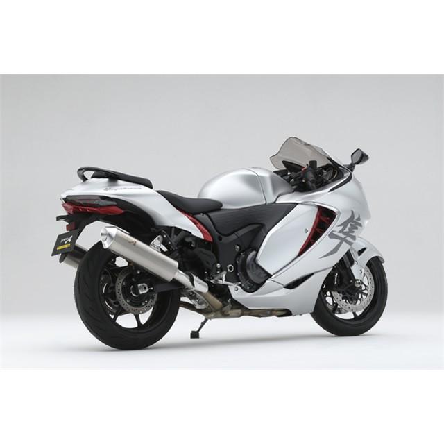 Yamamoto ヤマモトレーシング マフラー Hayabusa SLIP-ON TWIN オーバル 2021年〜 31301-02NONの画像