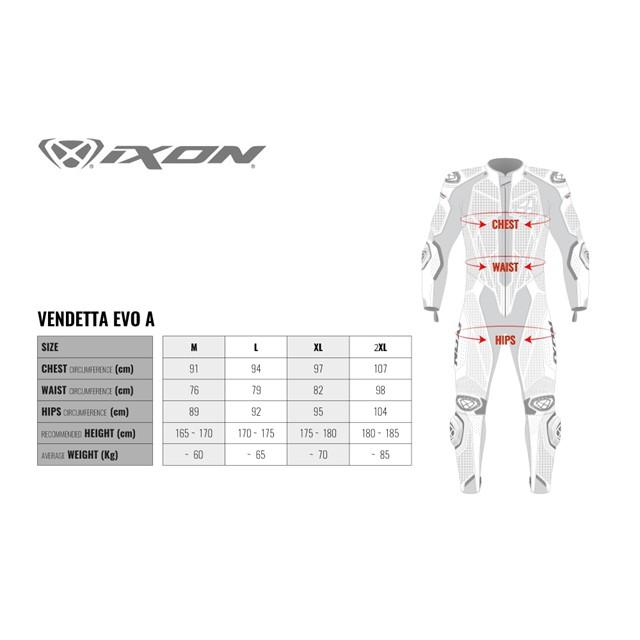 KUSHITANI オールウェザージャケット&パンツ　LＬサイズ IXON（イクソン） レーシングスーツVENDETTA EVO A (BK/ANTHRACITE/YLW