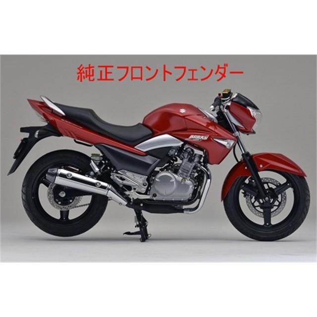 アグラス フロントフェンダー 黒ゲル GSR250 (604-301-001BK)の画像