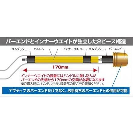 在庫有り ACTIVE アクティブ インナーウエイト [ハンドル内径:φ17-20用