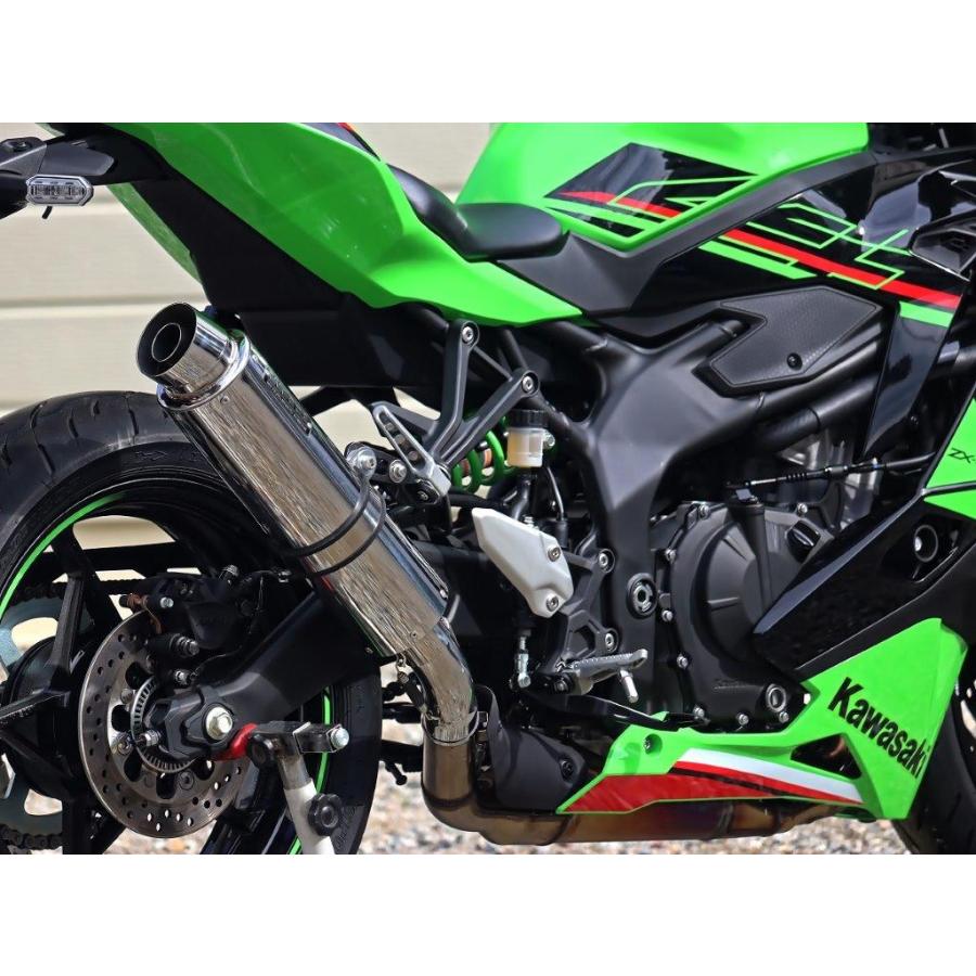 WR’S ダブルアールズ KAWASAKI カワサキ ZX-25R SE (23-) 8BK-ZX250H スリップオンマフラー ラウンド/ステンレスサイレンサー BF4280JM｜moto-occ｜06