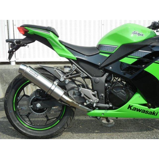 Ninja250　ダブルアールズサイレンサー WR'S（ダブルアールズ） WR'S マフラー ラウンド・ソリッドチタン