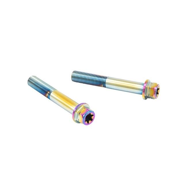 新型六角純正品 brembo（ブレンボ） ステンレスキャリパーマウントボルト チタン色