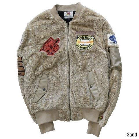 CLAY SMITH BIG LOTS 防風ボアジャケット Mサイズ SAND ORION ACE 