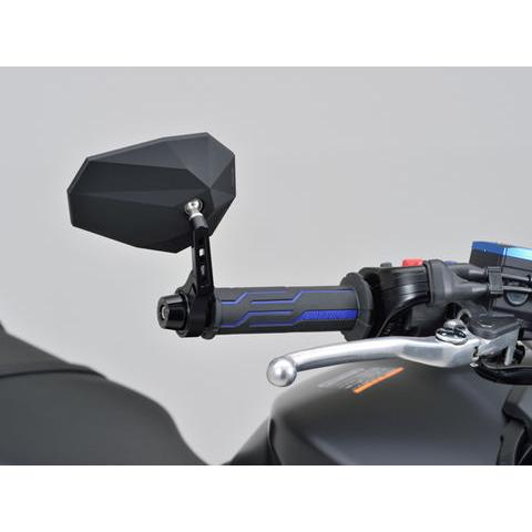 DAYTONA（デイトナ） ハイサイダー バーエンドミラーSTEALTHーX5 BK