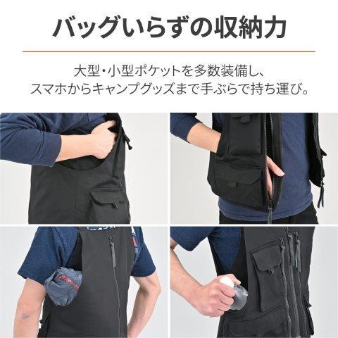 HenlyBegins バイク用 ベスト 春夏秋冬 プロテクターポケット