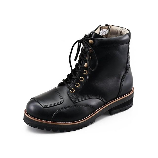 daytona/デイトナ　Vintage 本革/レザー　ライディング/バイクブーツ　size40　25.0程度　グレー×ネイビー　boots/bike/Boots/Shoes〕菅No.WL82 DAYTONA（デイトナ） バイク ブーツ ライディングブーツ メンズ