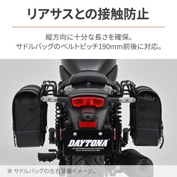 DAYTONA製 サイドバックサポート左右 新型エリミネーター(24) サドルバッグサポート（ベルトループ一体型）左側用 ELIMINATOR