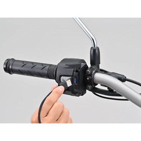 Daytona バイク用 USB電源 USB-A QC3.0対応 急速充電 30W iPhone