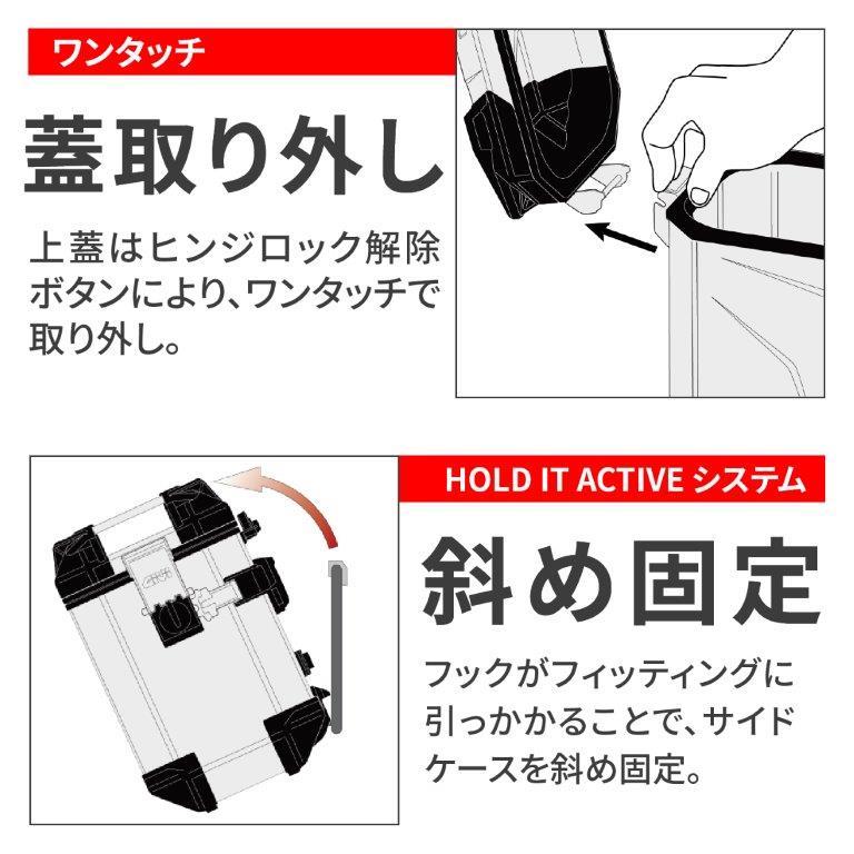 GIVI（ジビ） 在庫有り DAYTONA デイトナ GIVI OBKE37B PACK2 左右