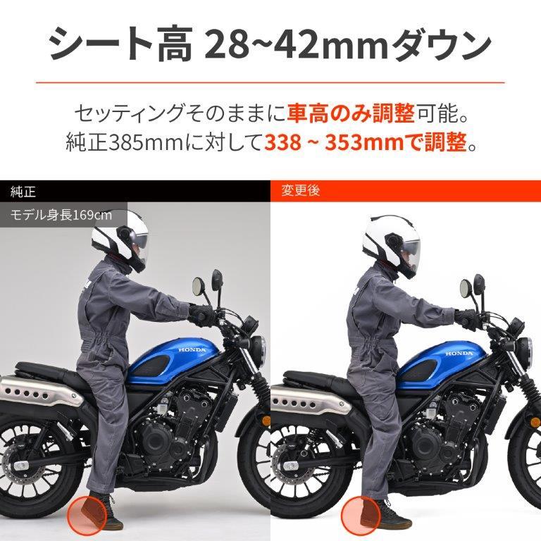 在庫有り DAYTONA デイトナ ローダウンキット CL500（'23）シルバーボディ/ブラックスプリング 46237