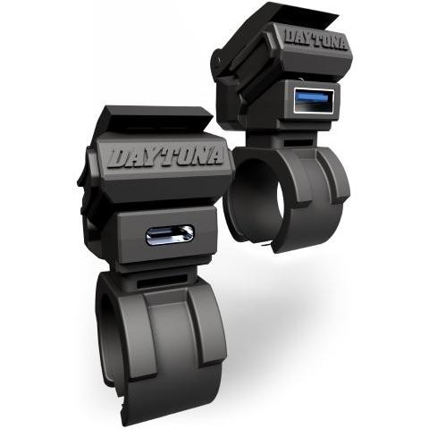 確認用 DAYTONA（デイトナ） 2026/11/27 予定 バイク用 USB電源 USB-A+USB-C