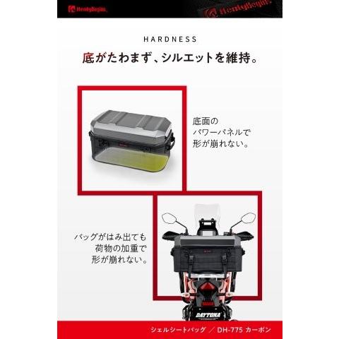 DAYTONA（デイトナ） ヘンリービギンズ バイク用 シートバッグ シェル