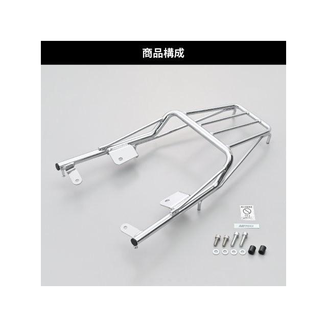 在庫有り DAYTONA デイトナ バイク用 リアキャリア W230/メグロS1(25)専用 クラシックキャリア クロームメッキ 61040の画像