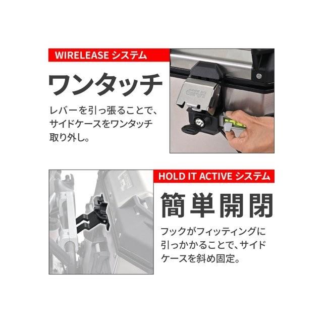 DAYTONA（デイトナ） 在庫有り GIVI ジビ サイドケース 48L アルミ製