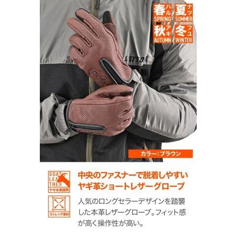 新品未使用　グローブ DAYTONA（デイトナ） バイク グローブ 革(ヤギ革) 冬夏秋春 スマホ対応