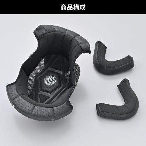 DAYTONA（デイトナ） ヘルメット DNー007PJ用 補修品 インナーパッド