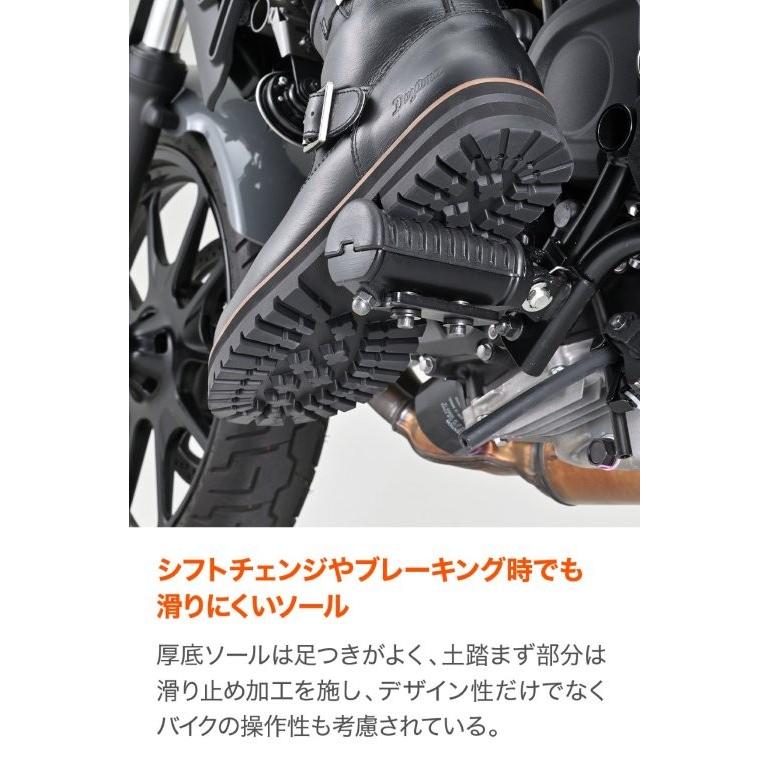 DAYTONA（デイトナ） 在庫有り ライディングブーツ メンズ 防水 本革