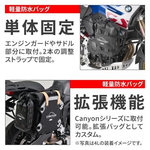 DAYTONA（デイトナ） GIVI ジビ フレームバッグ 防水 8L CANYON