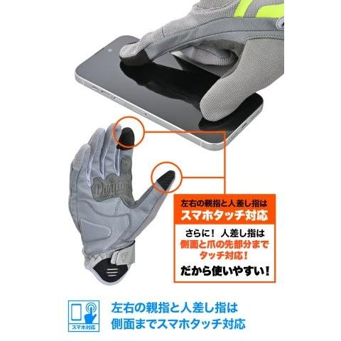 DAYTONA（デイトナ） 在庫有り 夏 メッシュ 革 ハードプロテクター スマホ対応 メッシュハードナックルグローブ DG-030 ライト ...