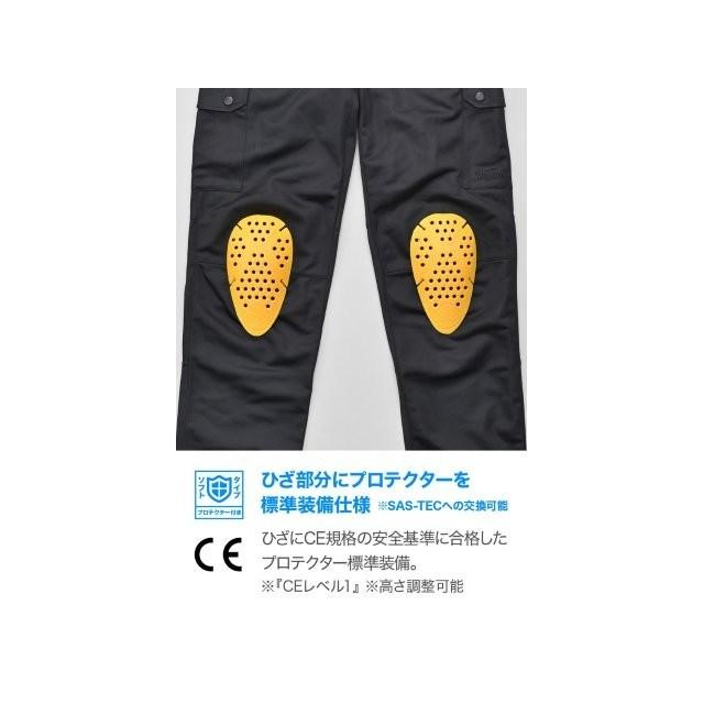 在庫有り デイトナ ライディング 夏 メッシュ ソフトプロテクター付属 ストレッチ 撥水 速乾 フルメッシュストレートパンツ DB-013 ブラック Sサイズ 64885_3