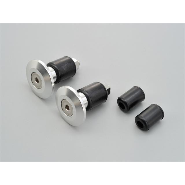 でーん DAYTONA（デイトナ） アルミビレットバーエンド ディッシュ シルバー