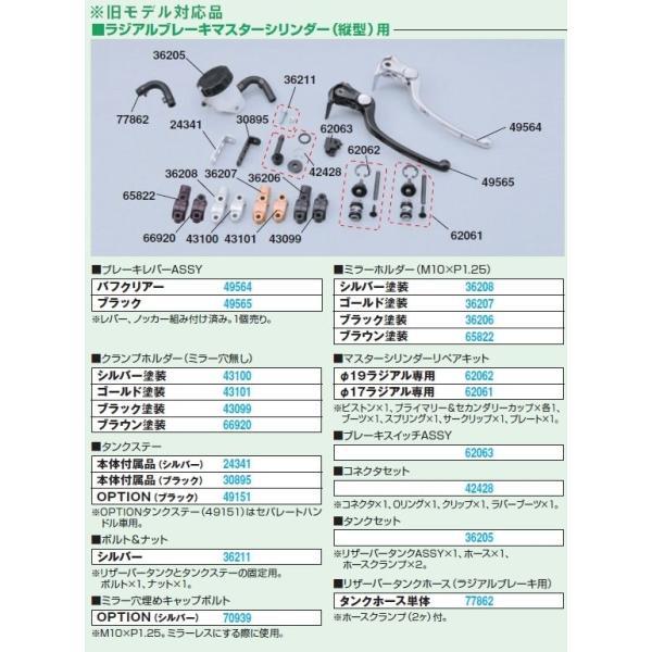 NISSIN ラジアルブレーキマスター(ホワイトタンク) カラー