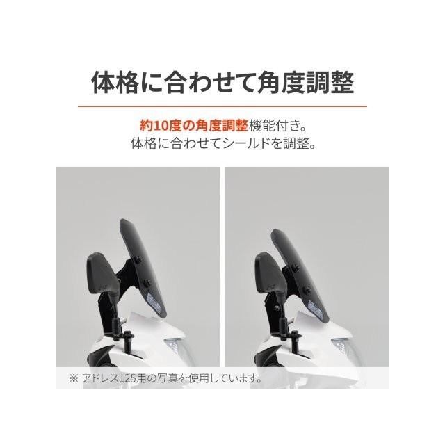 DAYTONA（デイトナ） 在庫有り ウインドシールドSS DIO110（'1〜'20