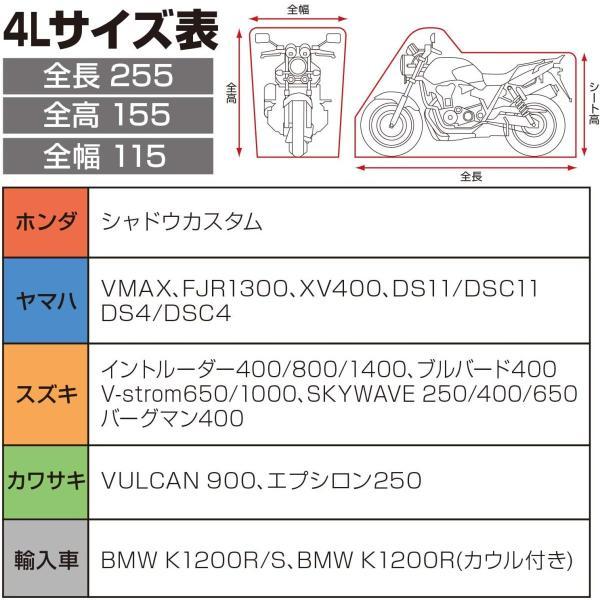 DAYTONA（デイトナ） 在庫有り バイクカバー SIMPLE シルバー 4L 耐熱